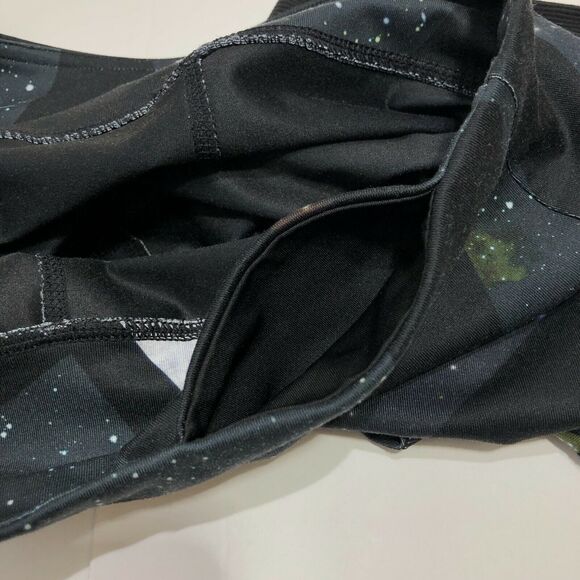 Alo Yoga Goddess Leggings in Vapor Space Black Ribbed Leggings Womens XS - Picture 5 of 9